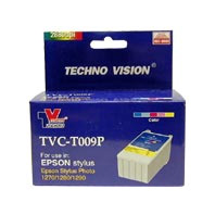T009 (T009401) Картридж для Epson Stylus 1270/1290 цветной Techno Vision (TV)